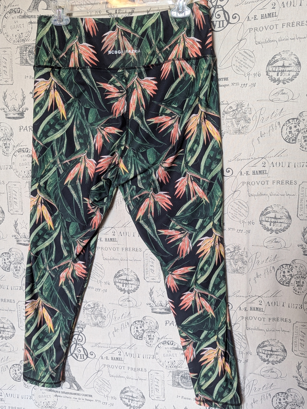 BCBGMaxAzria Birds Of Paradise Leggings - Size XL